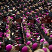 Encuentro con los obispos de todo el mundo, y entrega de libro DVC al Papa Francisco.